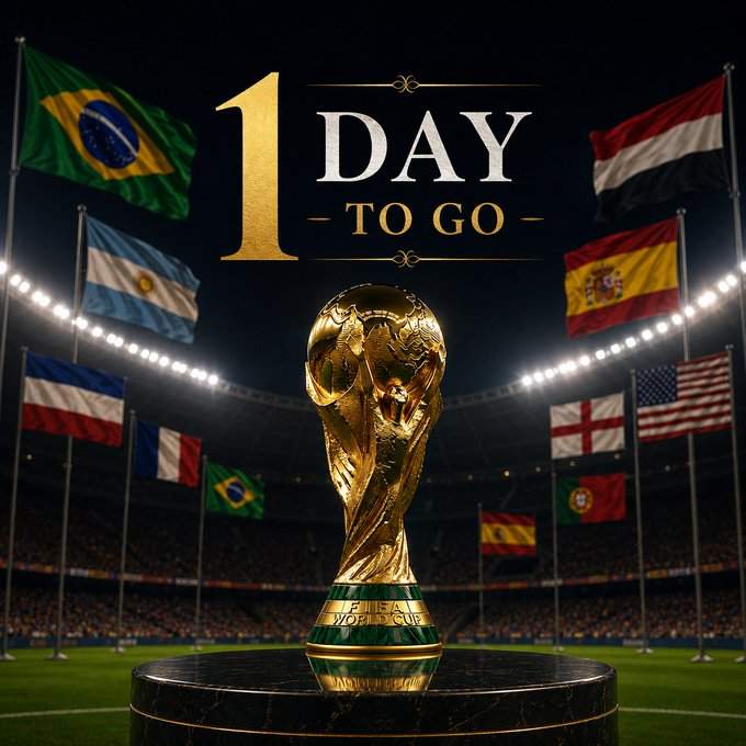 2026 World Cup Set to Open Tomorrow