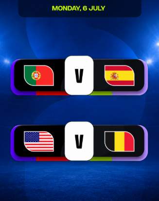 6 July Portugal Vs Spain and USA Vs Belgium matches preview