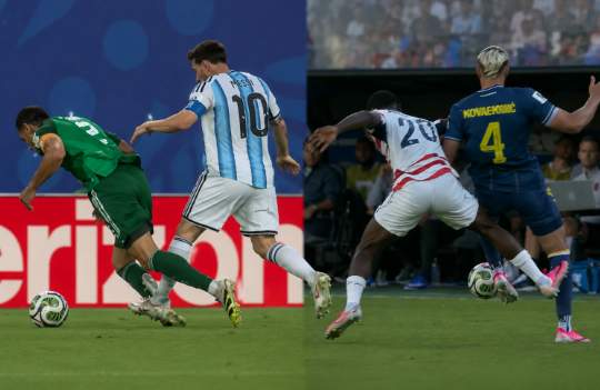 Messi Escapes Similar Challenge, Balogun Gets Red Card