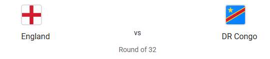 England Vs DR Congo