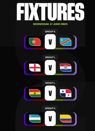 World Cup matches June 17 schedule