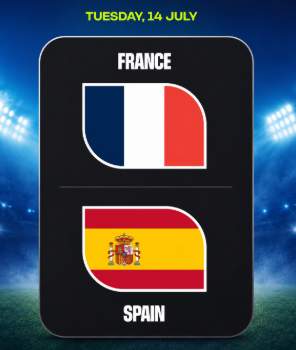 France v Spain 14 July World Cup