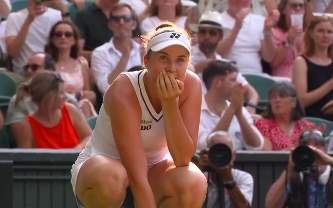 Linda Noskova reaction after winning the match