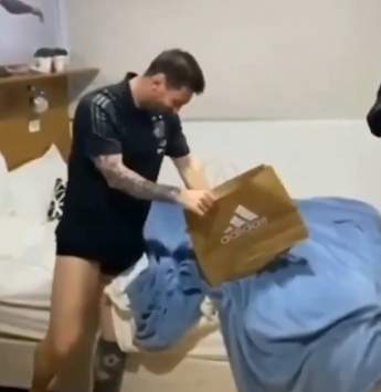 Lionel Messi surprise birthday wishes