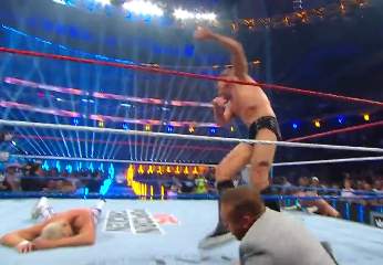 Nick Aldis Costs Gunther the Win