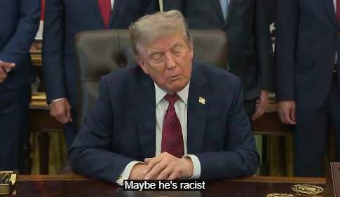 President Trump comments on LeBron or Jordan