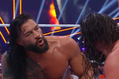 Roman Reigns defeated Seth Rollins at SummerSlam