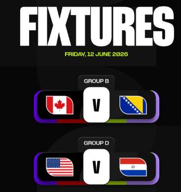 World Cup game fixtures today